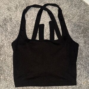 SHEIN Black Crop Top
